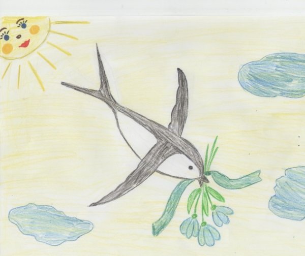 Рисунки весны для срисовки