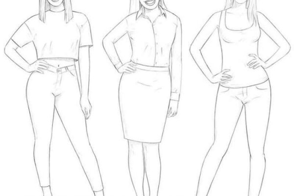 Скетчи девушек