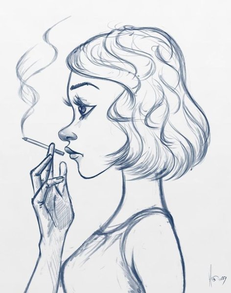 Рисунки для девочек легкие