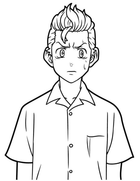 Раскраска Санзу Токийские Мстители