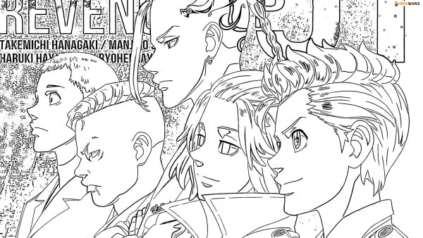 Раскраски аниме Саске