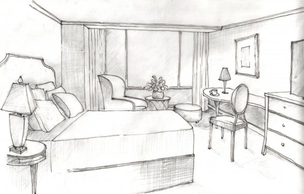 Набросок комнаты