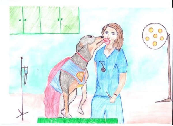 Раскраска ветеринар