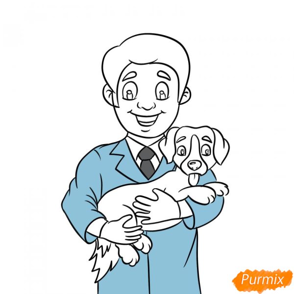 Раскраска ветеринар