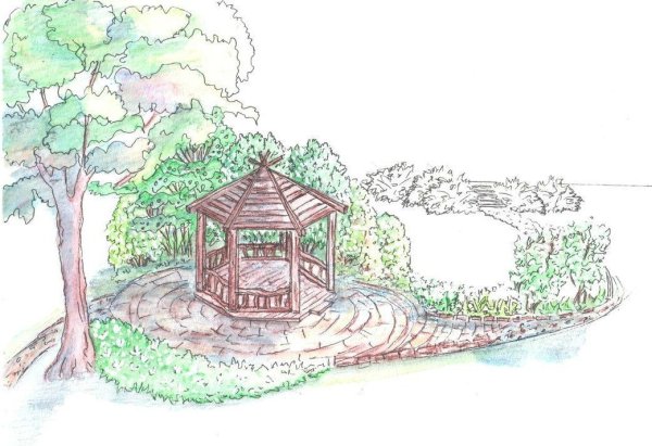 Беседка изо