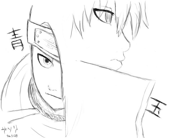 Сасори для срисовки