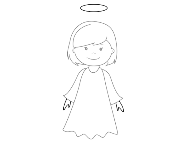 Поэтапное рисование девочки для детей