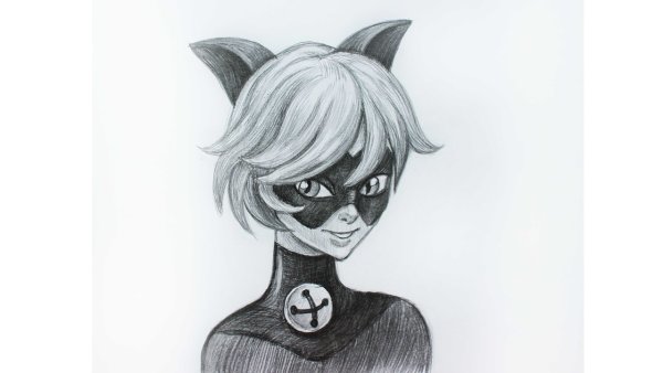 Леди баг карандашом