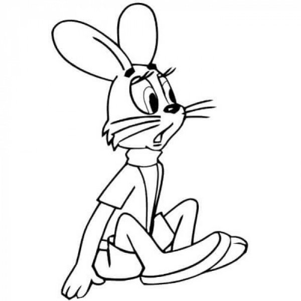 Заяц из ну погоди раскраска