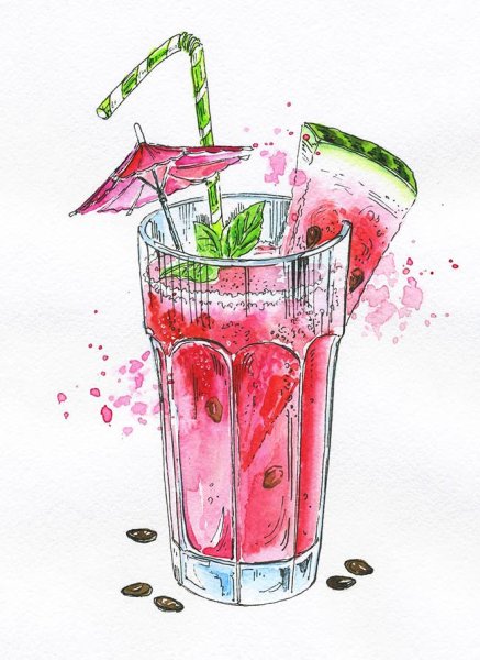 Коктейль для срисовки