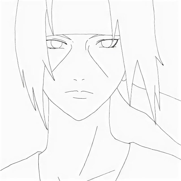 Аниме Наруто для срисовки