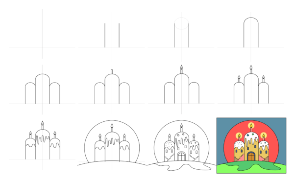 Рисунок на Пасху