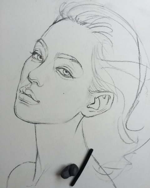 Портрет карандашом для начинающих