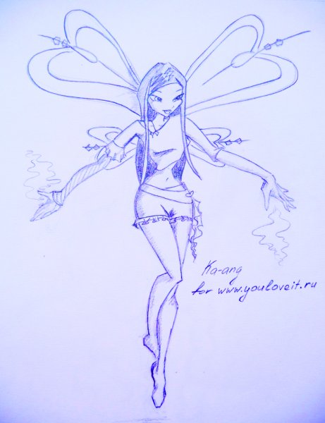 Феи Дисней для срисовки