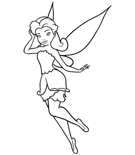 Лёгкие Наброски карандашом феи