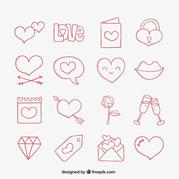 Красивые значки для срисовки