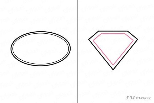 Легкий рисунок на значок