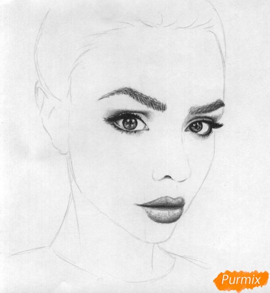 Портрет для срисовки легкий