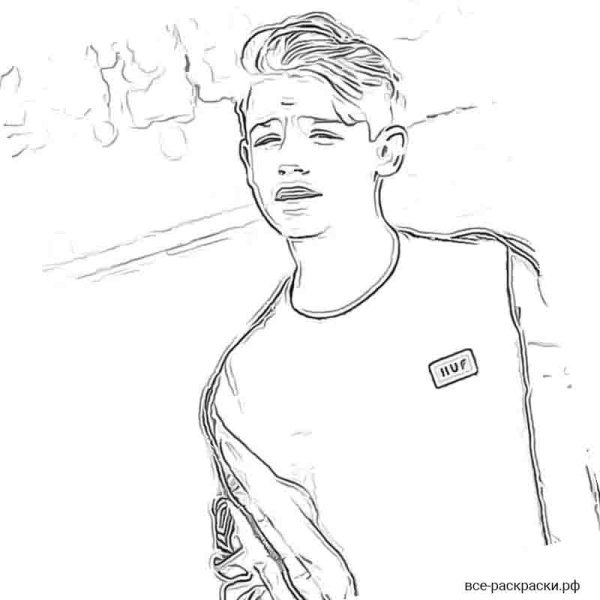 Пейтон моормиер раскраска