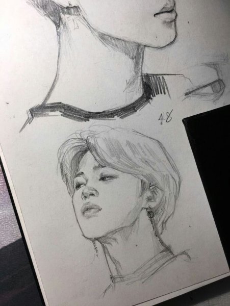 Рисунки БТС Чимин