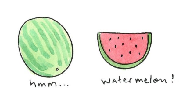 Маленькие рисуночки еды