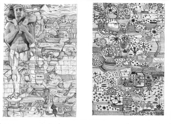 Коллаж рисунок