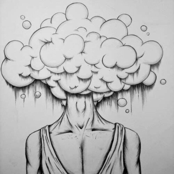 Рисунки простым карандашом грустные