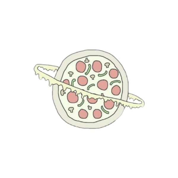 Кусок пиццы для рисования