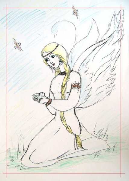 Славянские боги рисунки карандашом