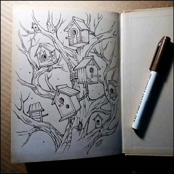 Скетчбук для рисования карандашом