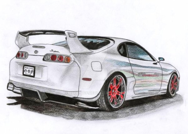 Тойота Супра скетч