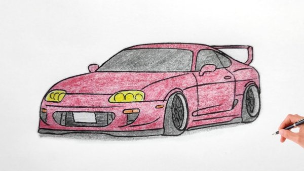 Toyota Supra draw