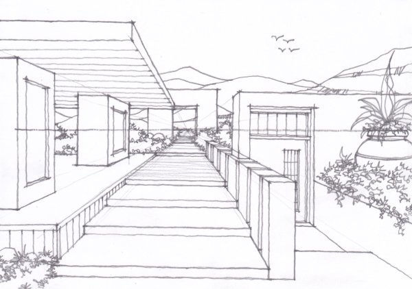 Перспектива в ландшафте