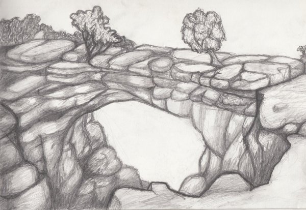 Ландшафт карандашом для начинающих