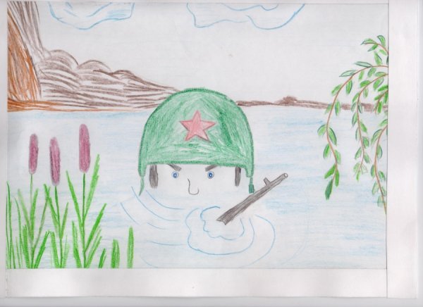 Нарисовать на страже Родины