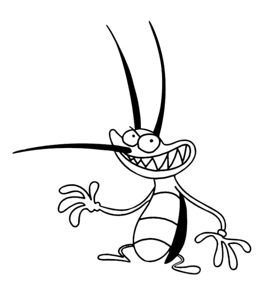 Раскраска Тараканище Чуковского