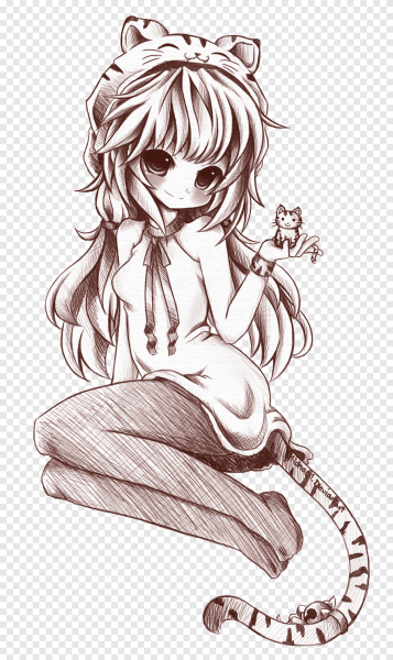 Аниме кошки люди