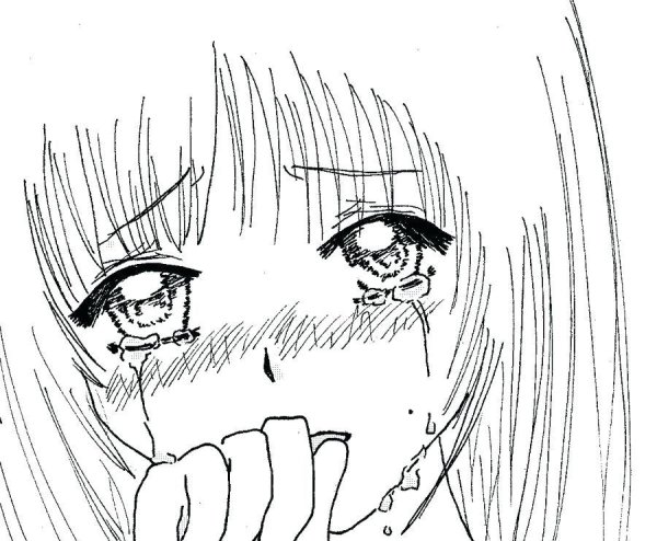 Аниме глаза со слезами