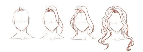 Рисование волос карандашом поэтапно для начинающих