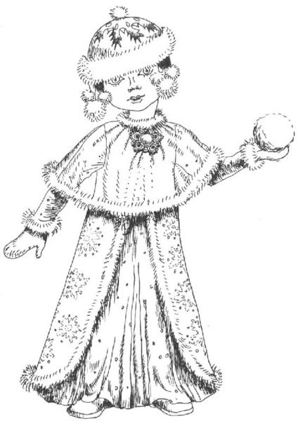 Эскиз новогоднего костюма