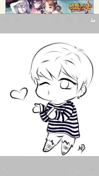 BTS Чиби Чимин раскраска