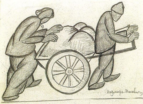 Эскиз исторического кос