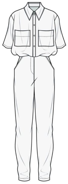 Нарисовать комбинезон