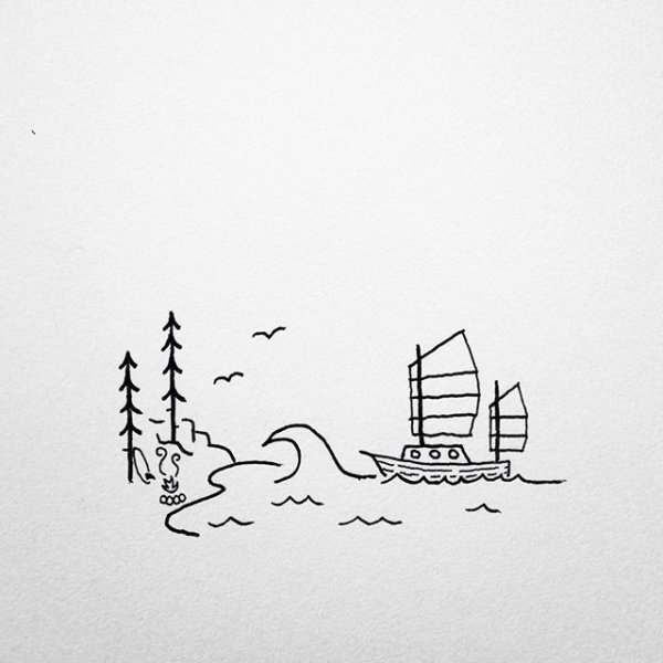 Рисунок одной линией