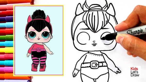 ЛОЛ рисунок легко