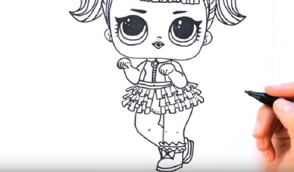 ЛОЛ для срисовки карандашом