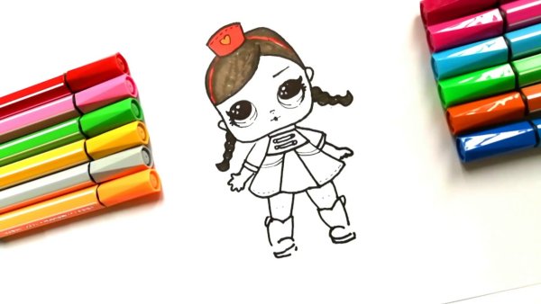 Фломастеры кукла ЛОЛ