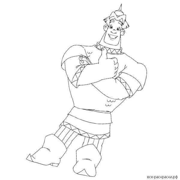 Раскраска три богатыря Алеша Попович