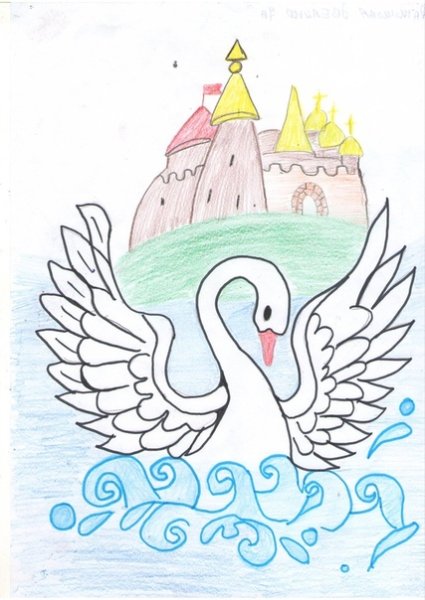 Рисование в детском саду сказка о царе Салтане