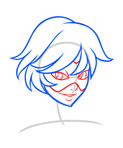 Нарисовать леди баг